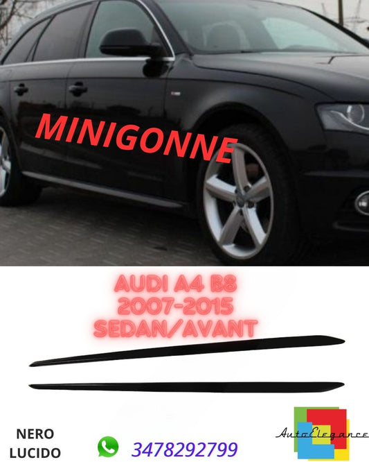 ✨SKIRT SUITABLE FOR Audi A4 B8 2007-2015 Sedan/Avant✨ 