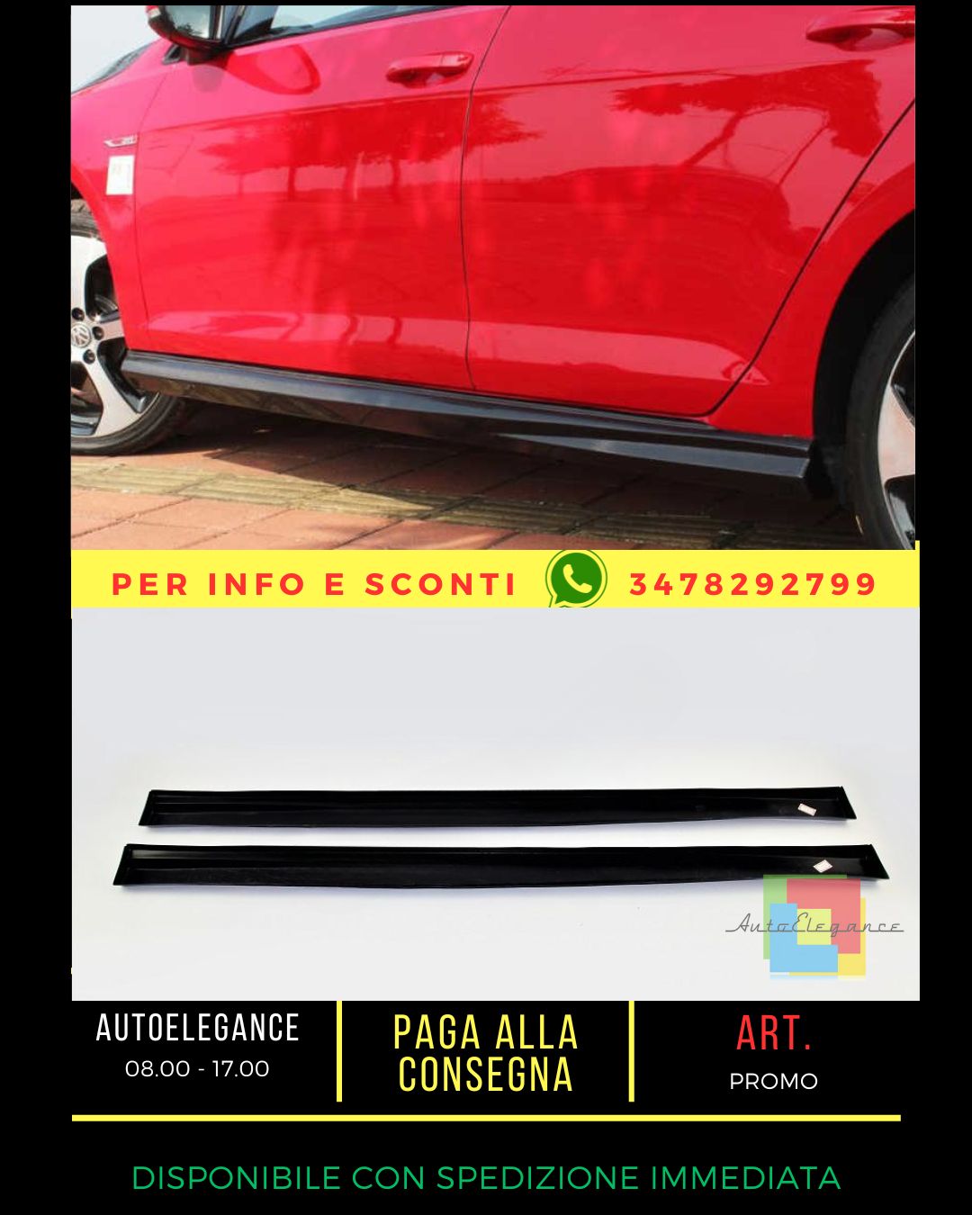 🔥MINIGONNE ADATTE PER VW Golf 7 2012-2020🔥