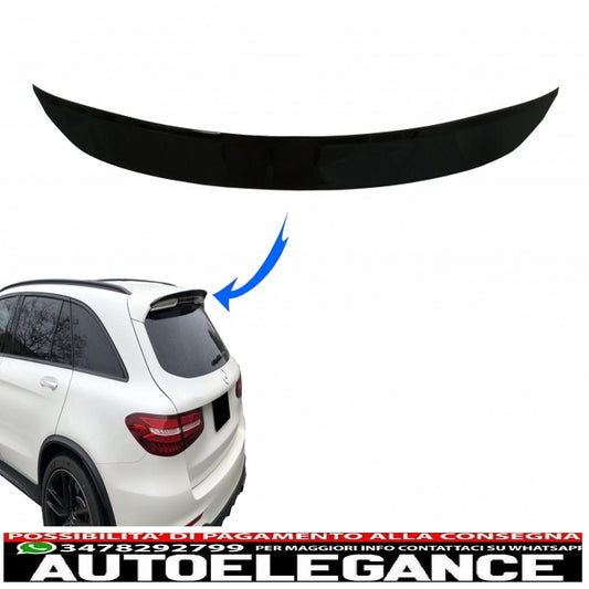 spoiler posteriore sul tetto adatto per mercedes glc x253 suv (2015-up) pianoforte nero