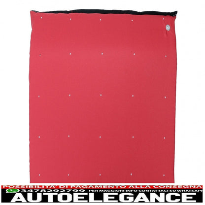 Red entrance doormat entrance for disinfection waterproof fabric washable at 90 degrees