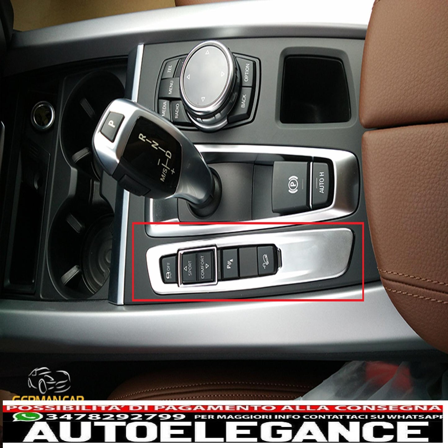 quadro cambio telaio cromato pannello per bmw x5 x6 f15 f16-mostra il titolo originaletesto originaleschaltkulisse chromrahmen blende für bmw x5 x6 f15 f16