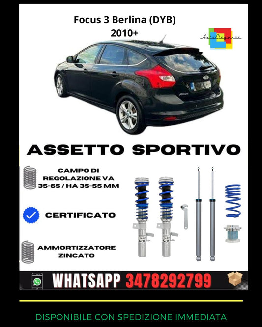 🔥Sports suspension SUITABLE FOR FORD Focus 3 Saloon (DYB) 2010+🔥