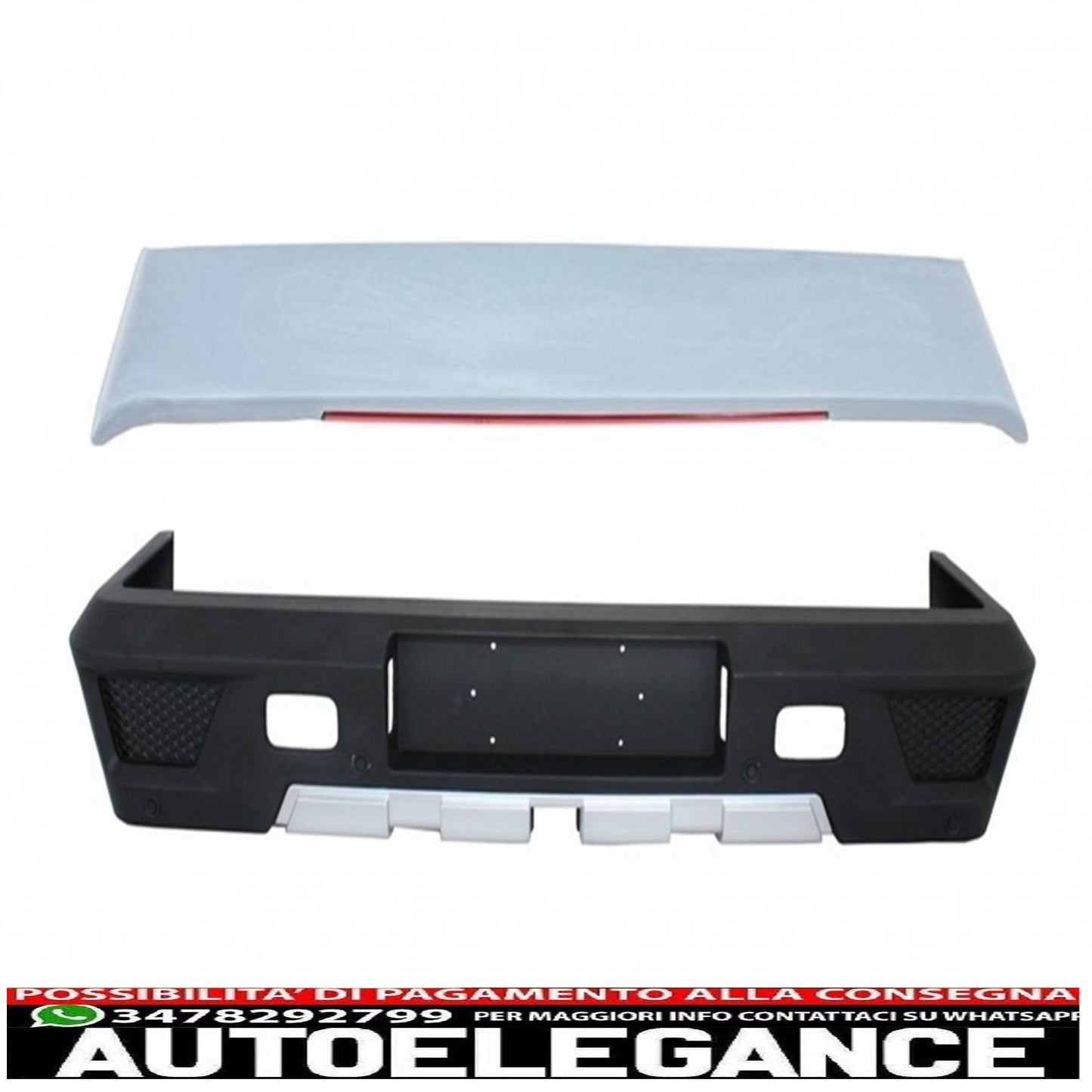 Barra luminosa a LED per paraurti posteriore e spoiler sul tetto, adatta per Mercedes Classe G W463 (1989-2018) G63 G65 Design AUTOELEGANCERICAMBI