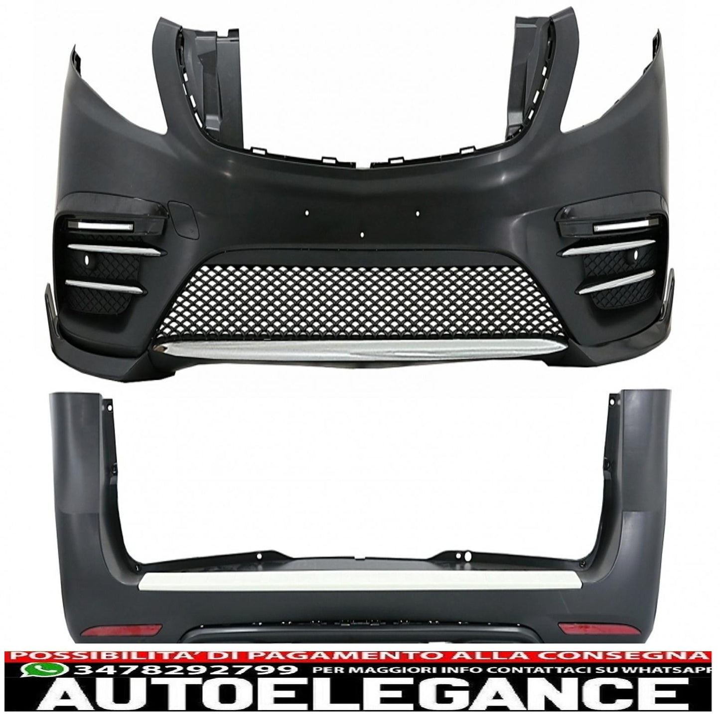 Complete body kit suitable for mercedes v-class w447 (2014-03.2019) 