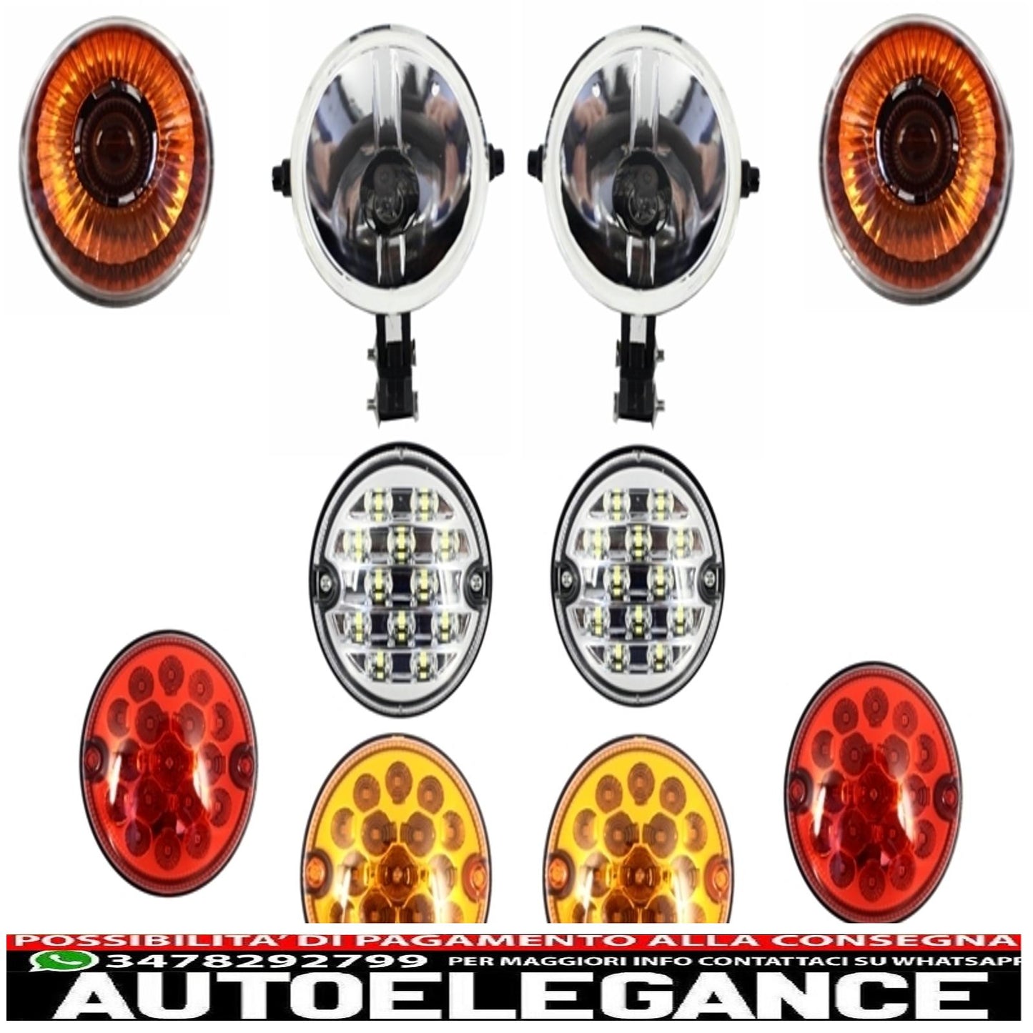 adatto per il pacchetto luci di aggiornamento Land Rover Defender (1990-2016). AUTOELEGANCERICAMBI