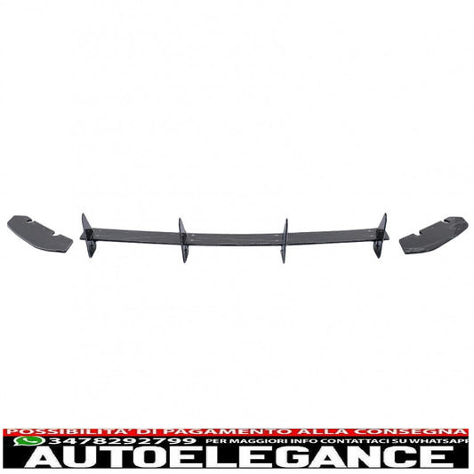 Estensione paraurti posteriore per diffusore adatta per Seat leon mk3 5f hatchback (2012-2016)