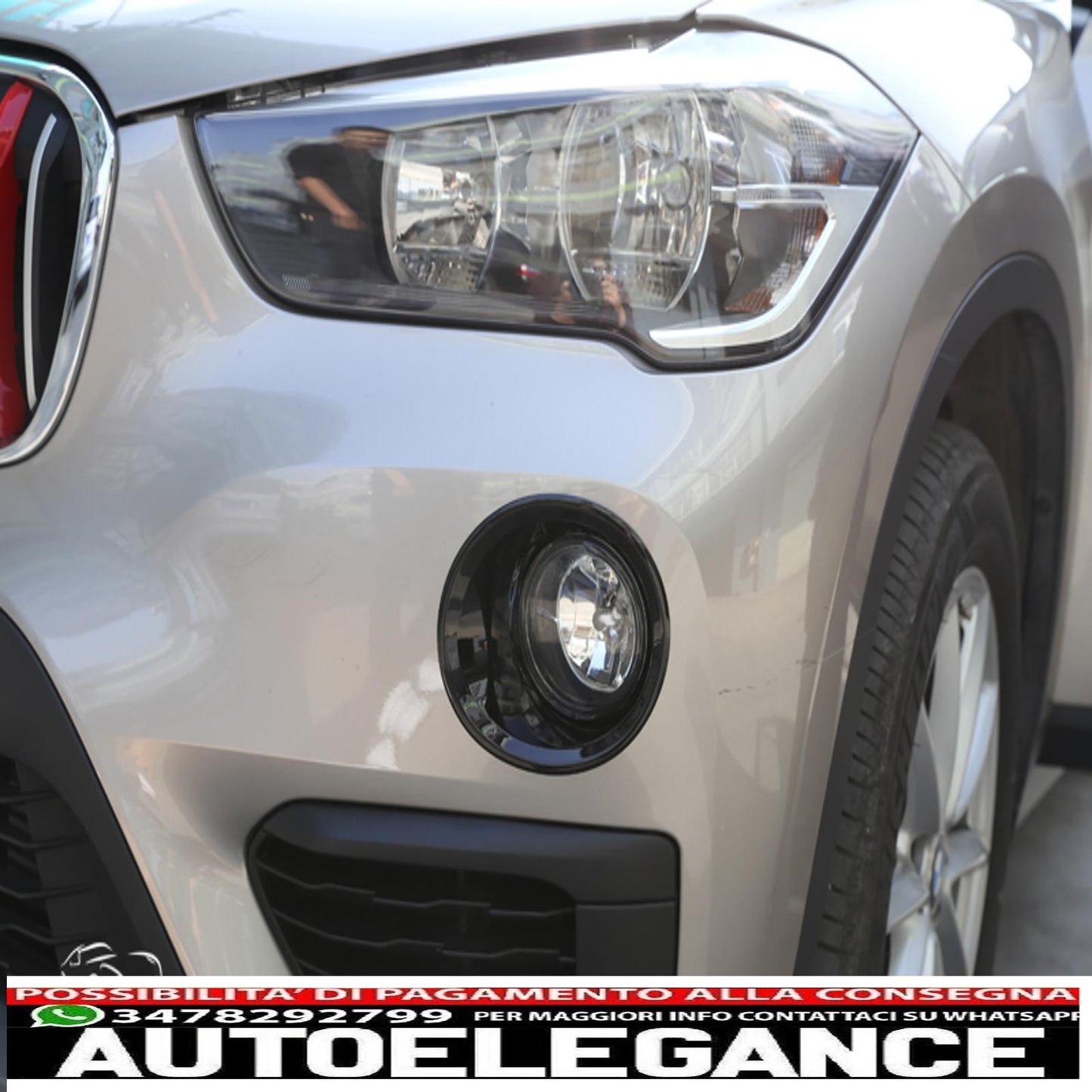 Black Frame Mask Fog Lamp for BMW