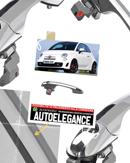 Maniglia porta esterna lato guidatore anteriore sinistra per FIAT 500 500C 2007+