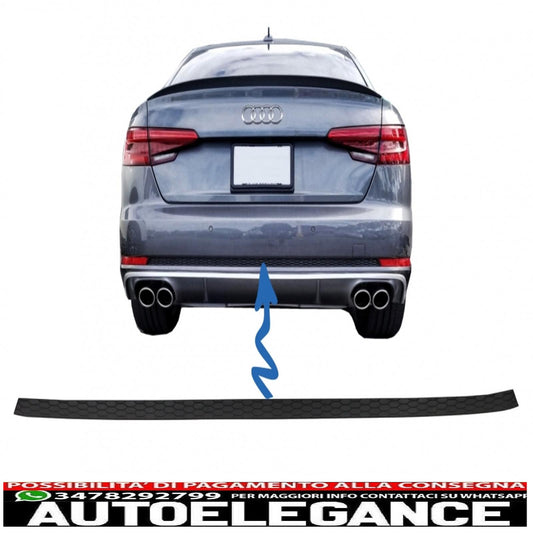 Rivestimento paraurti posteriore adatto per audi a4 b9 8w (2016-2018) berlina avant s-line design per paraurti normale