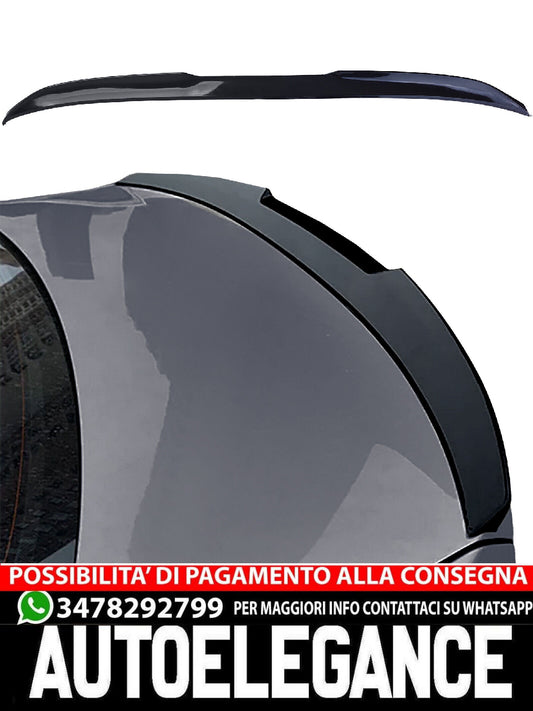 Labbro Spoiler Posteriore Universale Performance in Nero Lucido 120x7cm