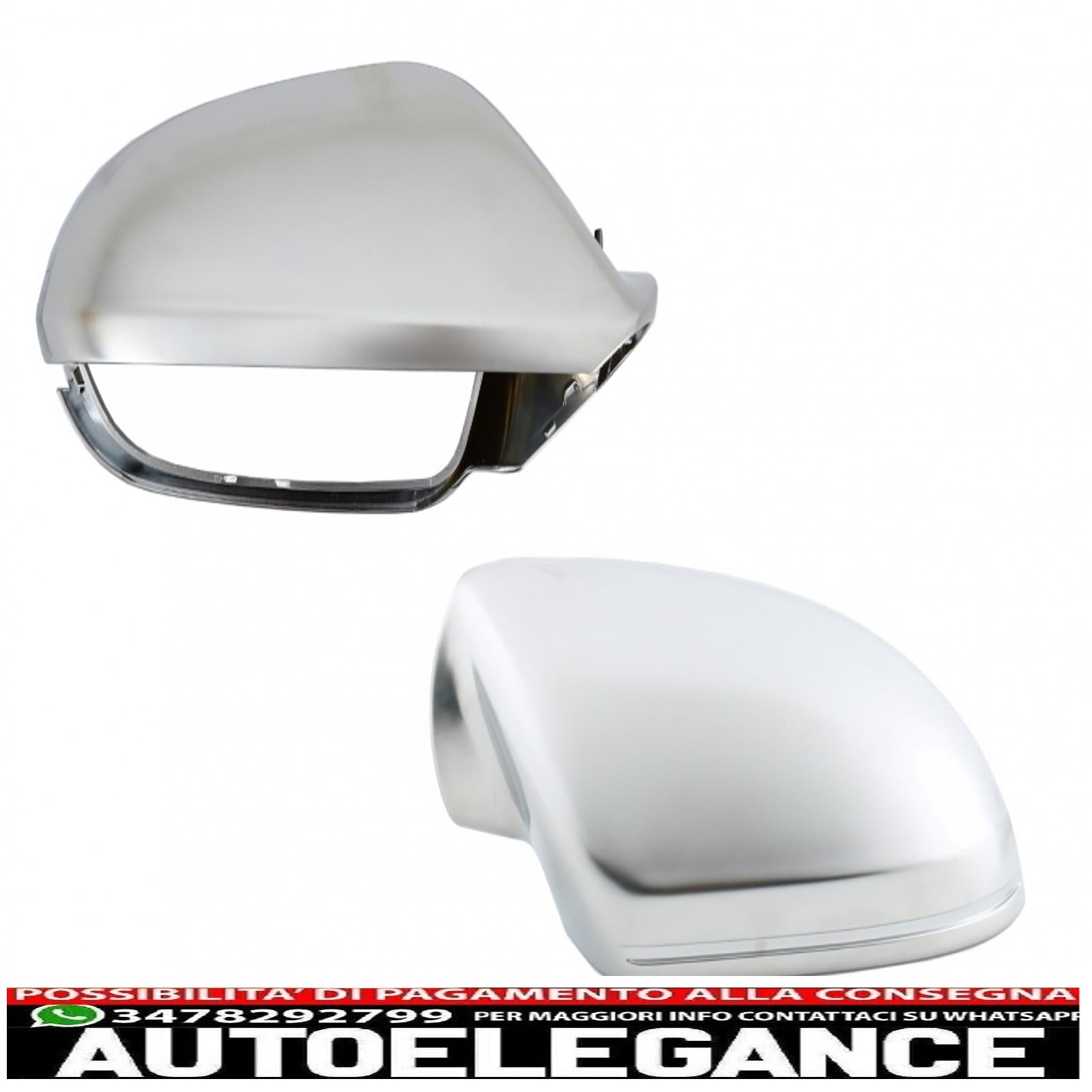 alloggiamento completo calotte specchietti adatti per audi a6 4g c7 (2011-2018) limousine avant estinzione alluminio rs6 design AUTOELEGANCERICAMBI
