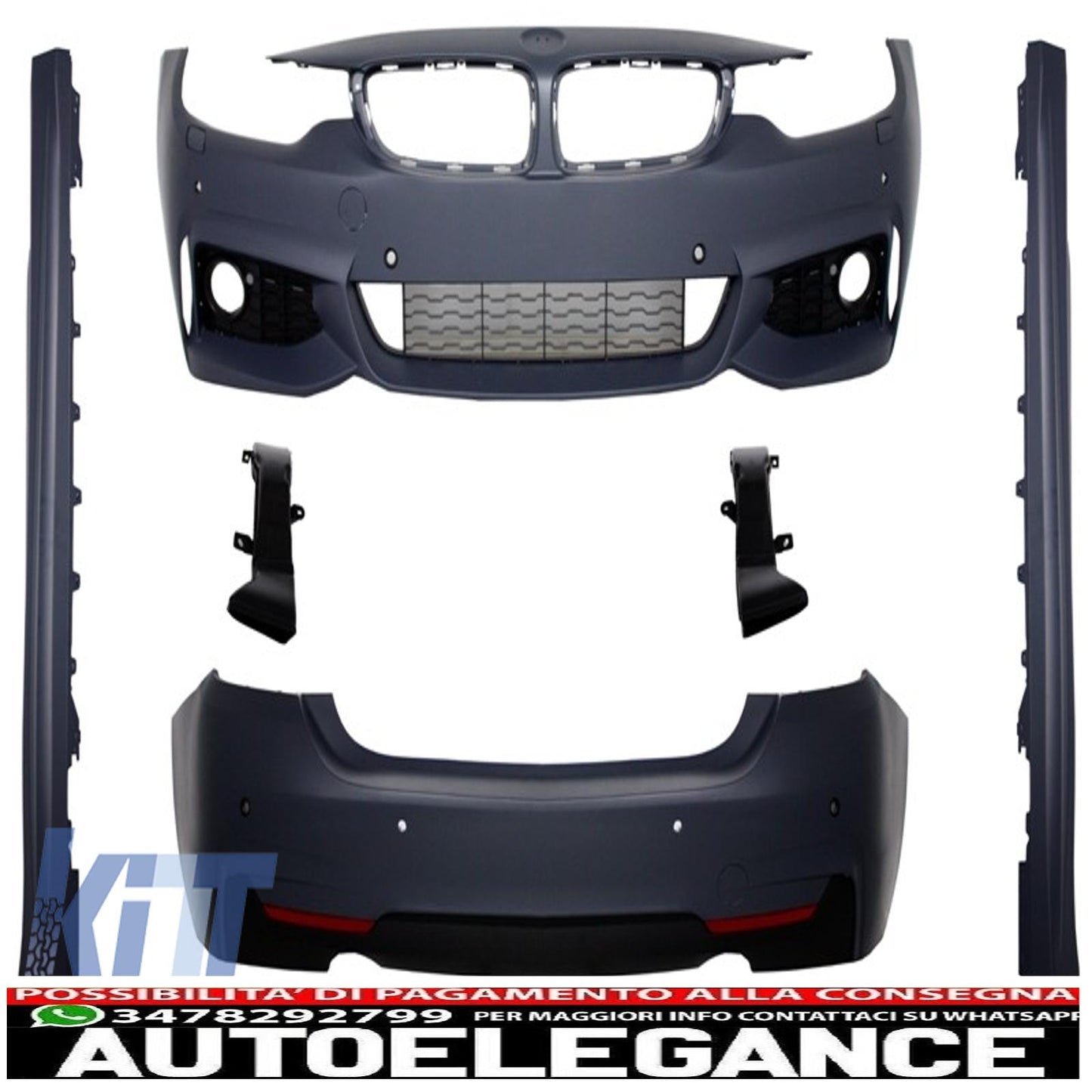 complete body kit suitable for bmw 4 series f32 f33 (2013-up) m-technik design coupe cabrio grand coupe 