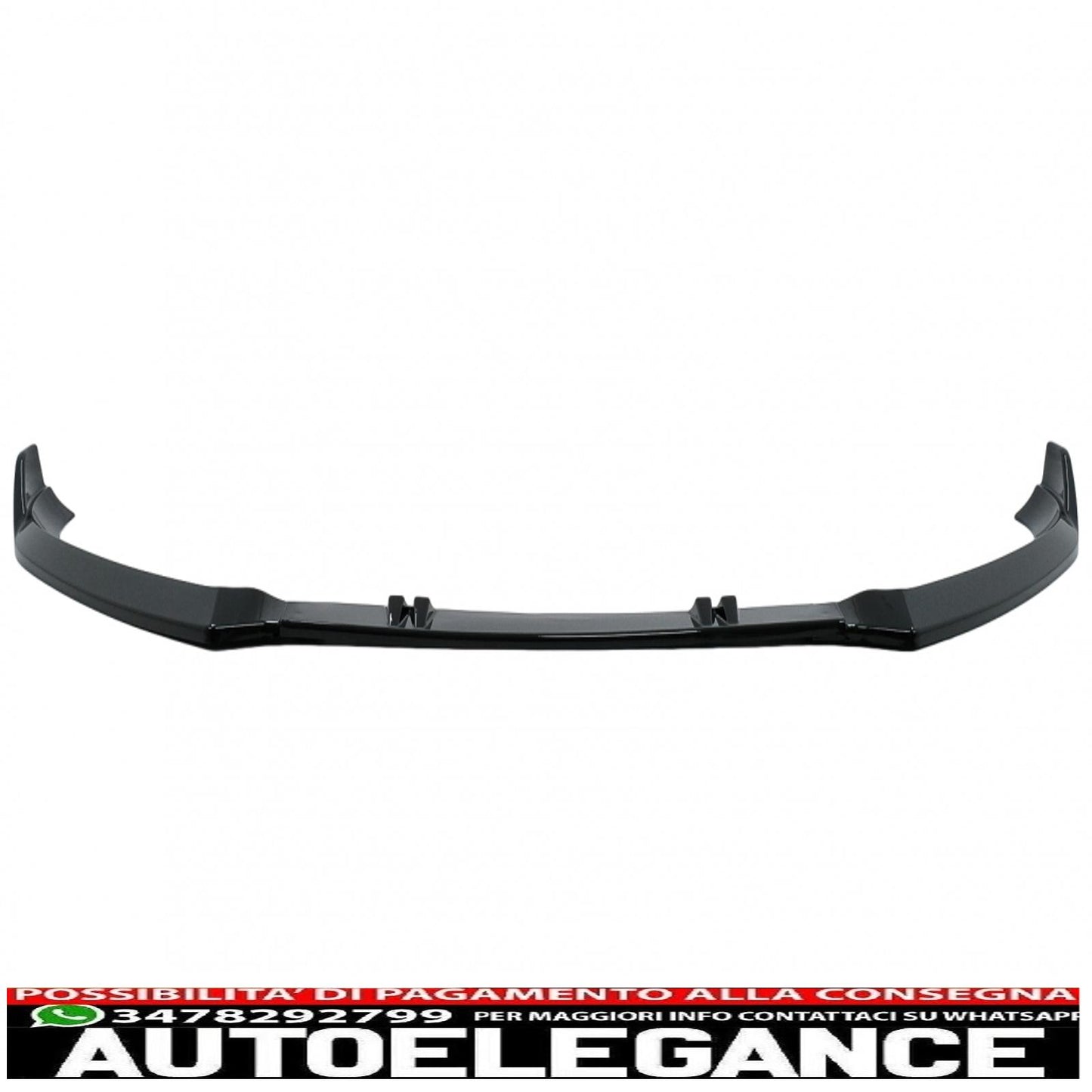 additional spoiler for front bumper suitable for audi a4 b8.5 facelift (2012-2015) sedan avant piano black 