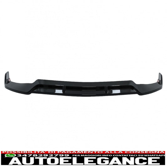Labbro spoiler paraurti anteriore adatto per mercedes classe c w205 s205 a205 c205 facelift (2019-2021) nero pianoforte