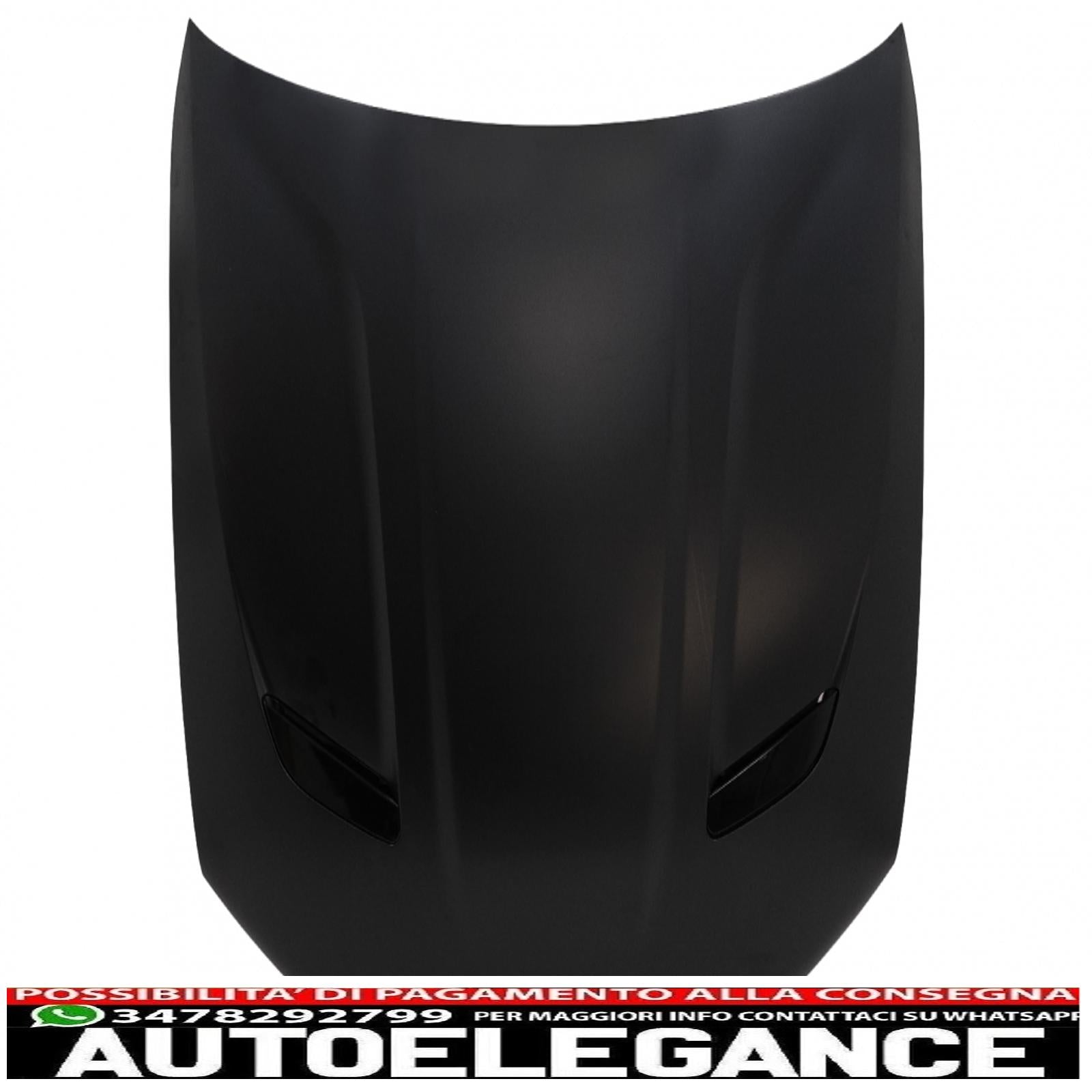 cofano cofano adatto per bmw serie 5 g30 berlina g31 touring g38 (2017-2019) m5 cs look AUTOELEGANCERICAMBI