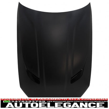 cofano cofano adatto per bmw serie 5 g30 berlina g31 touring g38 (2017-2019) m5 cs look AUTOELEGANCERICAMBI