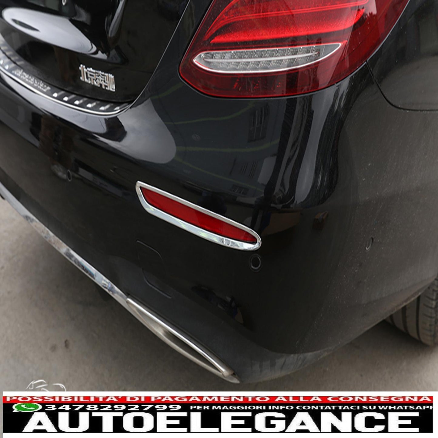 telaio riflettore cromo riflettore per mercedes w213 classe e berlina-mostra il titolo originaletesto originalechrom reflektor blende rahmen für mercedes w213 e-klasse limousine