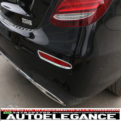 telaio riflettore cromo riflettore per mercedes w213 classe e berlina-mostra il titolo originaletesto originalechrom reflektor blende rahmen für mercedes w213 e-klasse limousine
