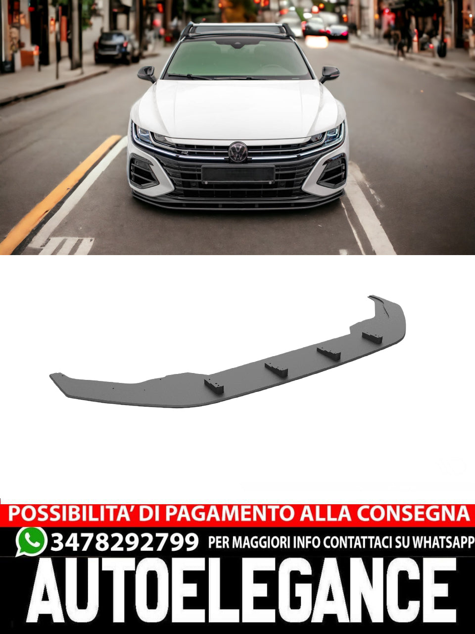 SPLITTER ANTERIORE STREET PRO VOLKSWAGEN ARTEON R