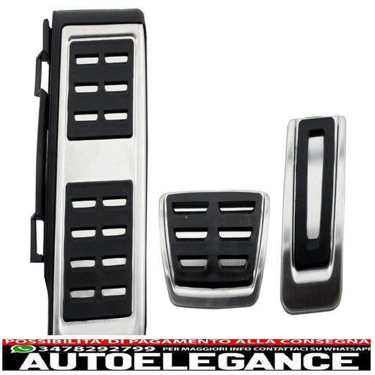 kit poggiapiedi adatto per audi a1 8x (2015-2017) a3 8v (2012-2017) tt 8s (2014-2017) q2 (2016-2017) sea leon 5f (2012-2017) ateca (2015-2017) skoda octavia 5e (2013-2017) superbo 3 (2015-2017