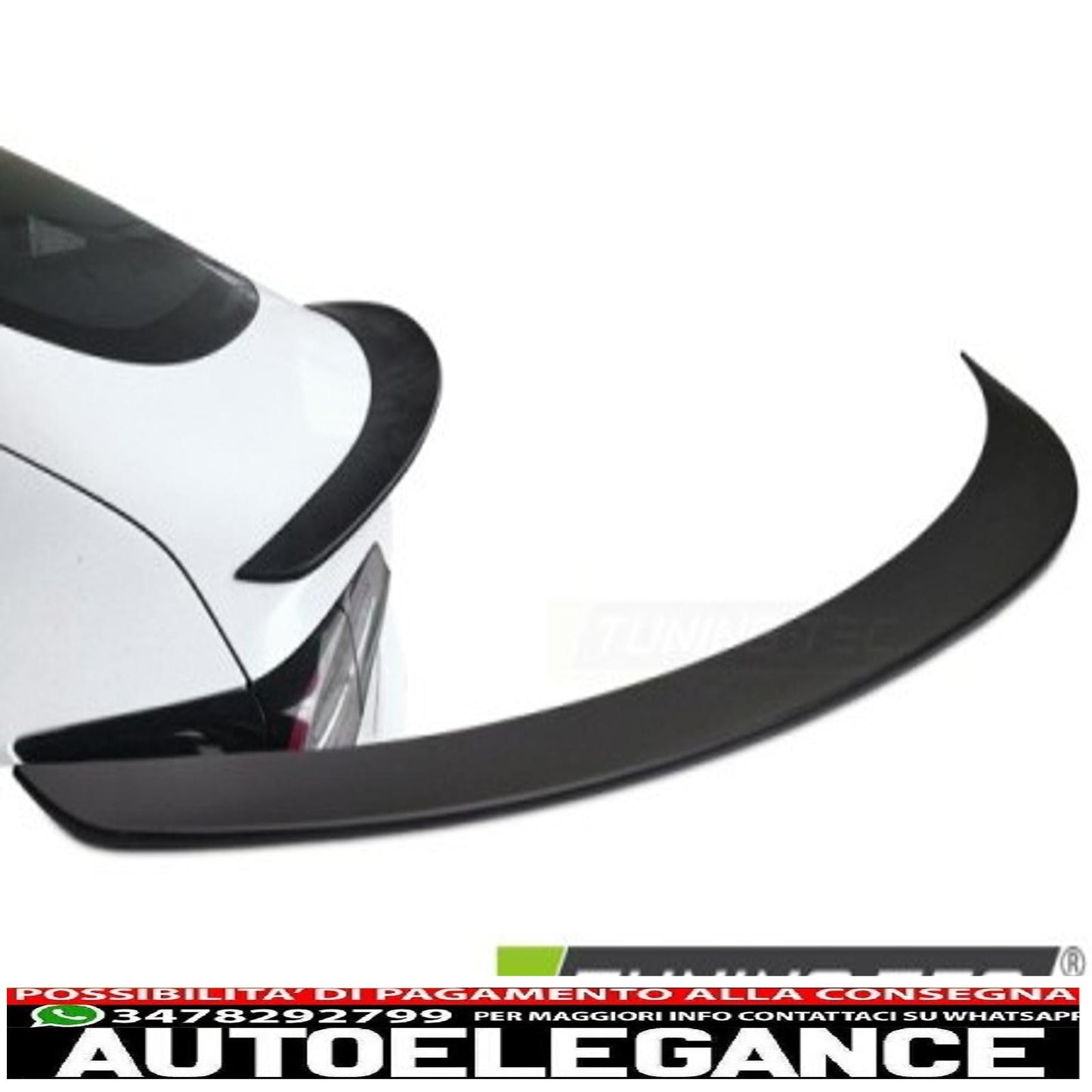spoiler per bagagliaio stile j adatto a tesla 3 17-