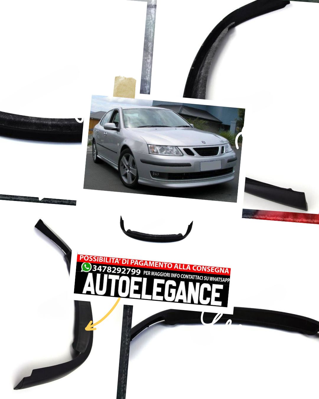 SPOILER adatto per SAAB 93 2002-2011