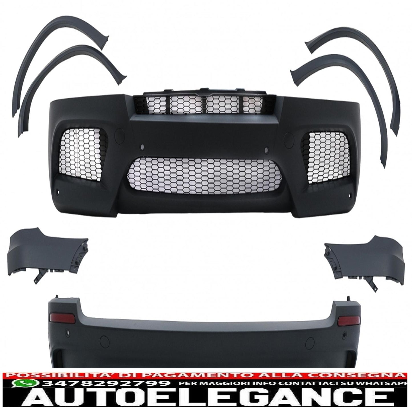 body kit with wheel arches suitable for bmw x5 e70 (2007-2013) design x5m