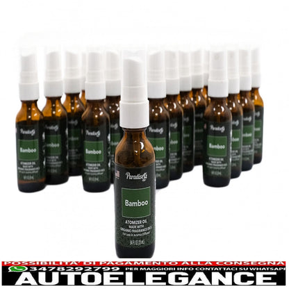 Paradise Air Fresh atomizzatore olio deodorante spray 25 ml bambù 25 unità diffusore di aromi