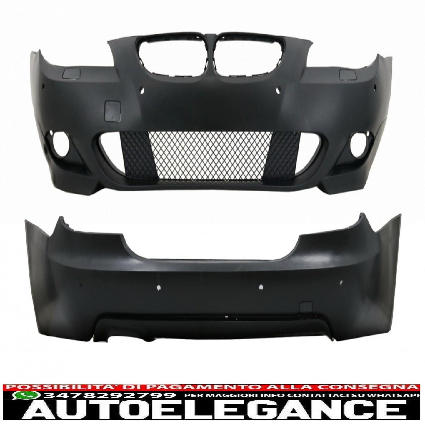 body kit suitable for bmw 5 series e60 sedan non-lci (2003-2007) m-technik design with 24mm pdc