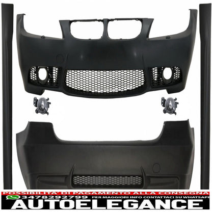 complete body kit without pdc with fog lamp suitable for bmw 3 series e90 lci facelift 2008-2011 m3 design 