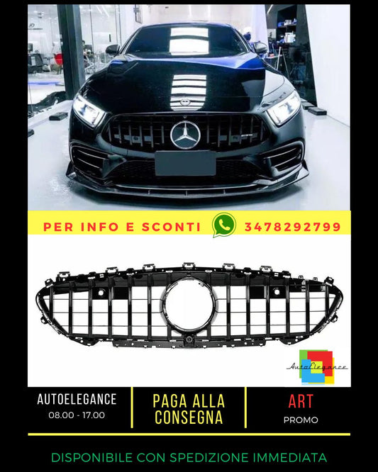 ✨Glossy Black Grille SUITABLE FOR Mercedes CLS Class W257 C257 18+✨