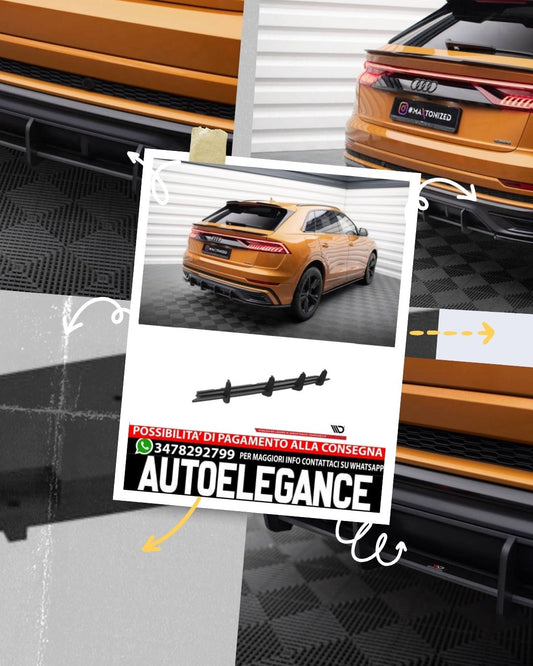 STREET PRO DIFFUSORE POSTERIORE adatto compatibile per AUDI Q8 S-LINE MK1