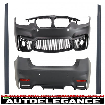 body kit suitable for bmw 3 series f30 (2011-2019) evo ii m3 cs design
