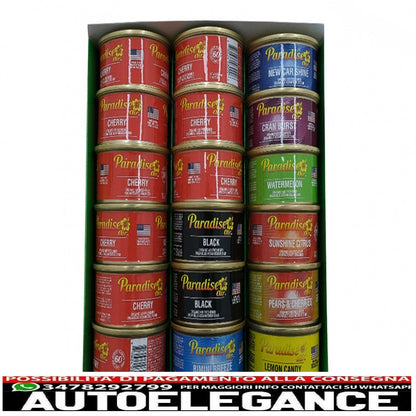 Paradise Air Fresh deodorante biologico per ambienti, 18 lattine assortite