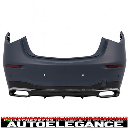 Rear bumper suitable for mercedes s class w223 v223 (2020-up) sport line design 