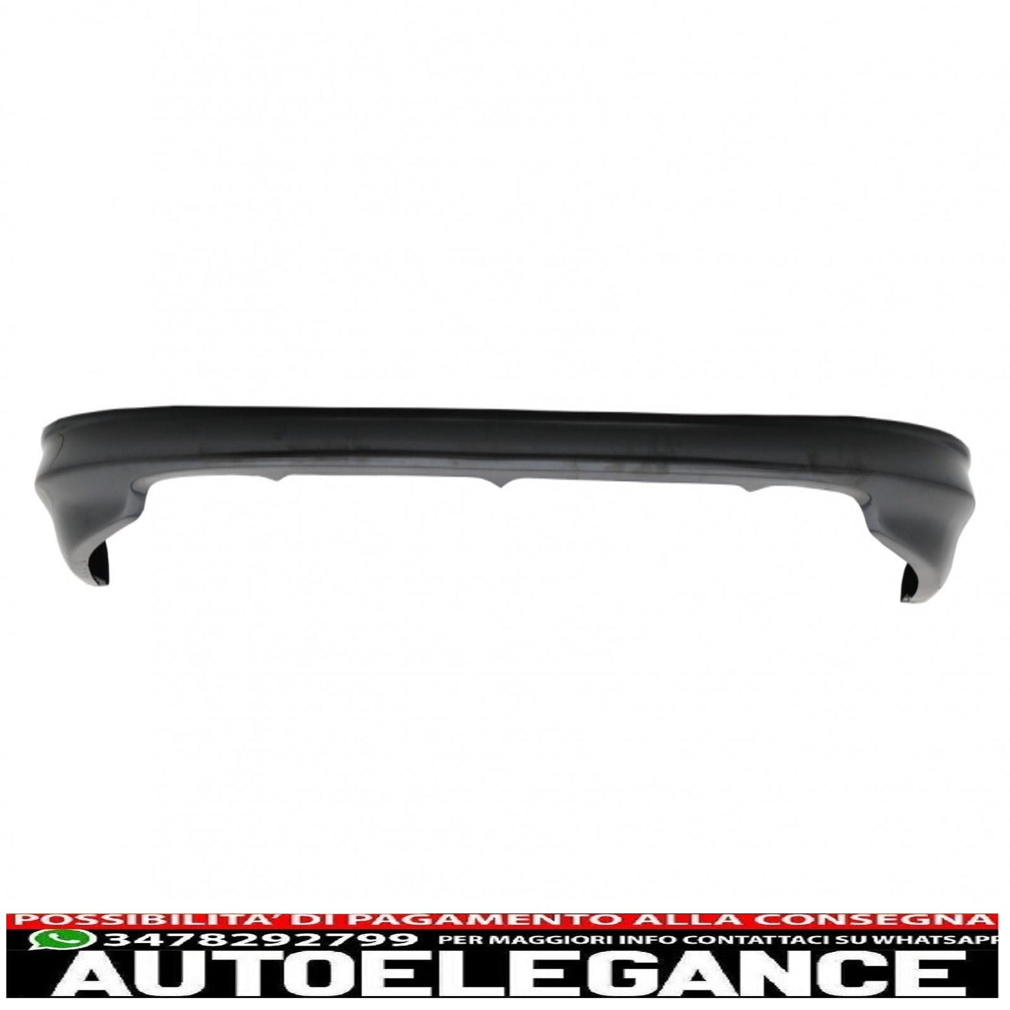 lower spoiler rear bumper extension suitable for opel astra g (1998-2005) 