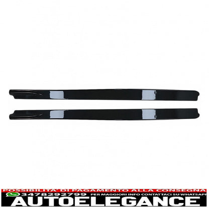 Estensioni minigonne laterali adatte per Toyota Yaris Mk4 XP210 (2020-up) Piano Black