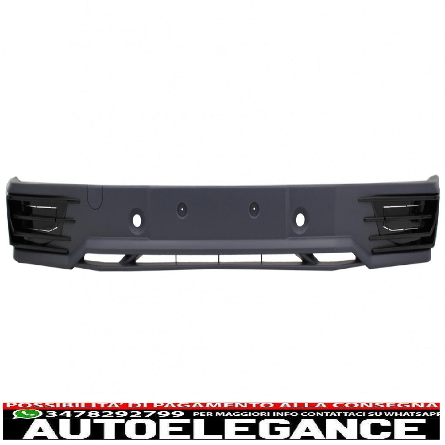 Additional spoiler for front bumper suitable for VW Transporter T6 (2015-) Sportline design