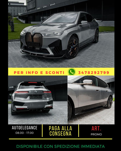 🔥Bodykit BMW iX M-Pack i20 2021+ splitter sottominigonne+spoiler+posteriore🔥