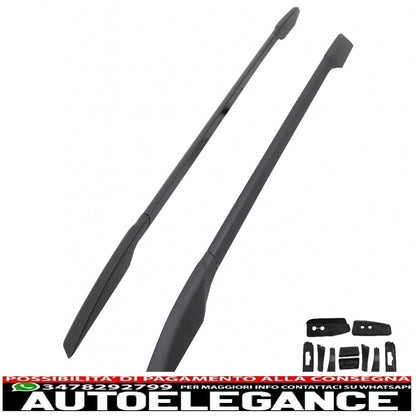 portapacchi mancorrenti sul tetto adatti per toyota land cruiser prado f j150 (2009-up) nero