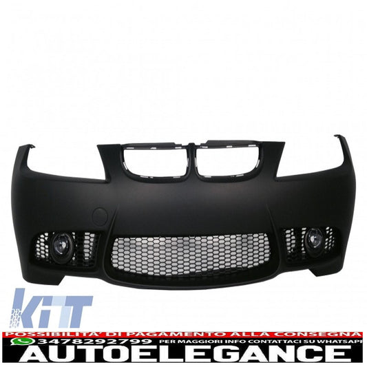 paraurti anteriore adatto per bmw serie 3 e90 berlina e91 touring (04-08) (non lci) design m3