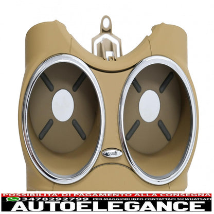 Front Double Cup Holder Suitable For Mercedes Benz CLS C219 W219 (2003-2010) Beige