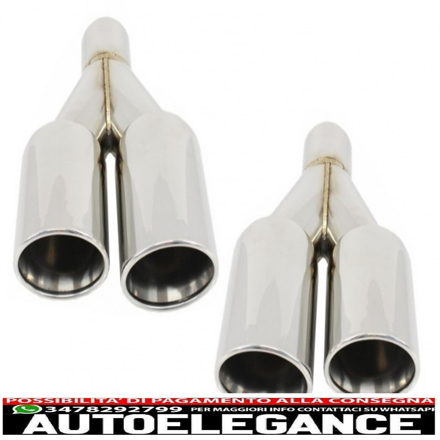 quad exhaust muffler tips fit for bmw 3 series e46 e90 e92 e93 f30 f31 4 series f32 f33 f36 5 series e60 f10 f11 g30 6 series f06 f12 f13 m3 m5 m-power design
