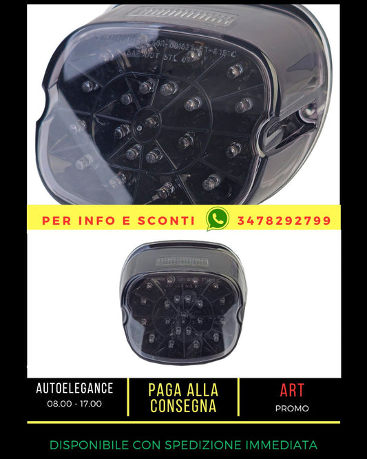 ⭐Smoke LED Tail Light Case For Harley Sportster Glides FLST Motorcycle⭐ 