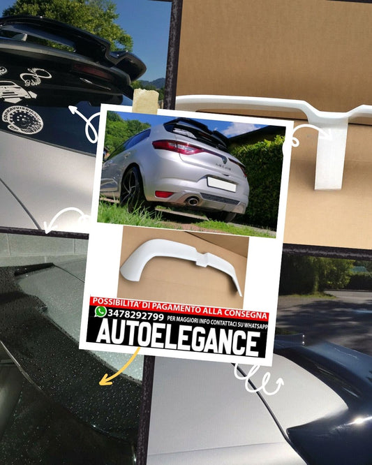REAR SPOILER CUP FOR RENAULT MEGANE 4 - ALL STANDARD MODELS 