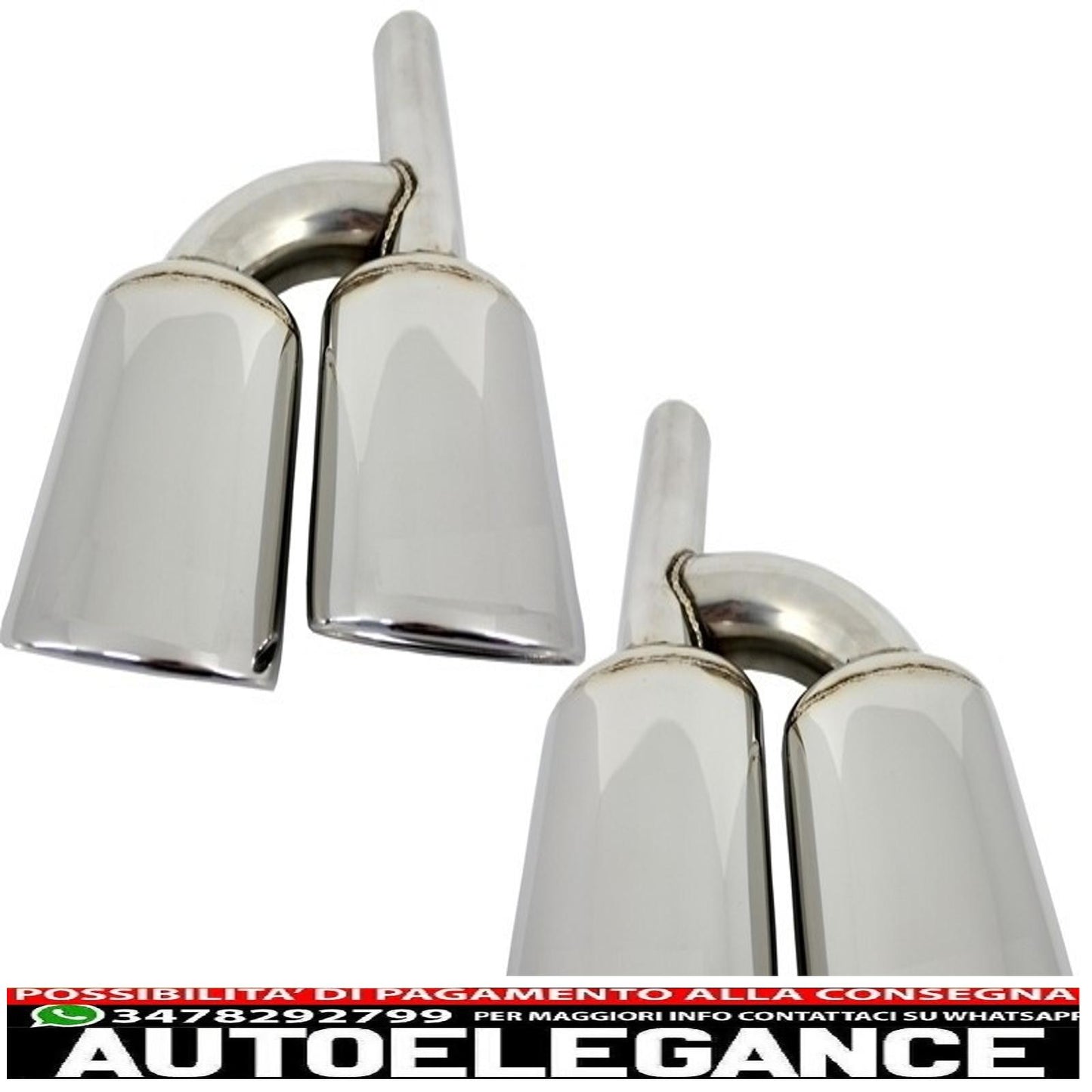 Consigli per silenziatore di scarico adatti per mercedes w204 w211 w203 r171 w219 w221 w463 c63 e63 s63 g63 design AUTOELEGANCERICAMBI