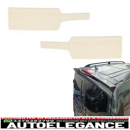 roof spoiler suitable for mercedes v class w447 (2014 onwards) twin barn doors.