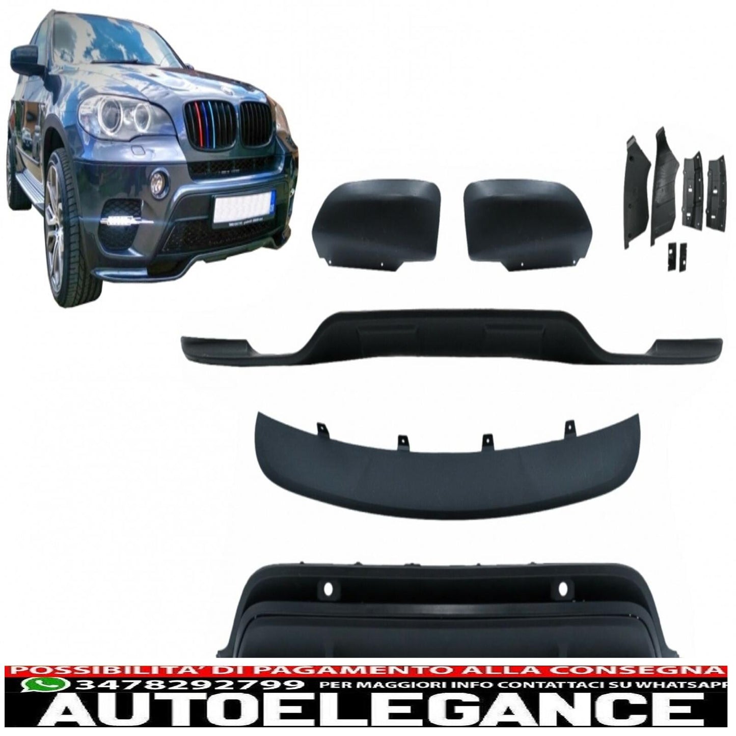 aerodynamic body kit suitable for bmw x5 e70 lci (2011-2014)