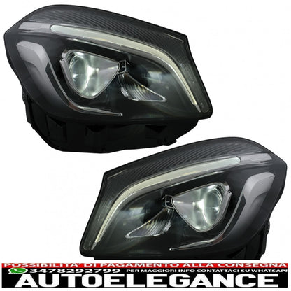 fari full led adatti per mercedes classe a w176 (2012-2018) solo per alogeni