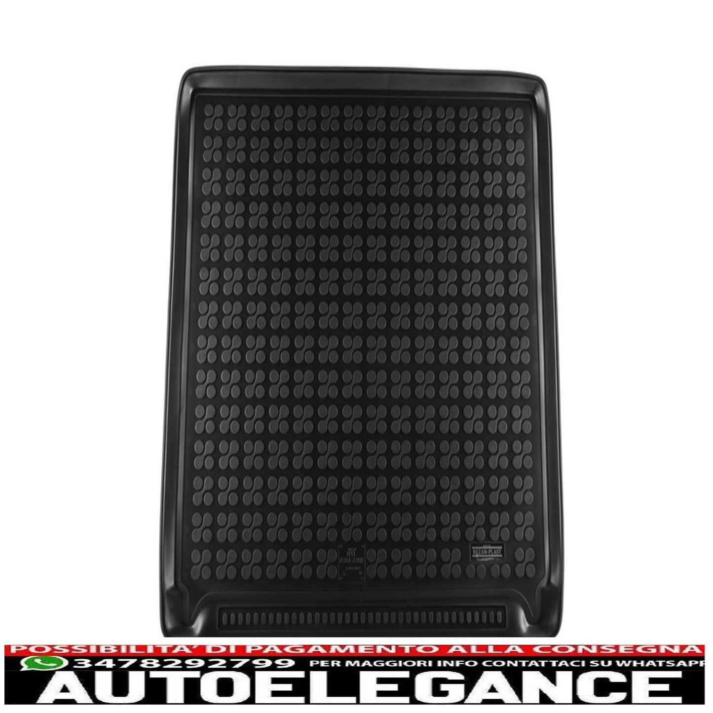 Black rubber trunk mat suitable for opel astra iv j wagon 2010-2015